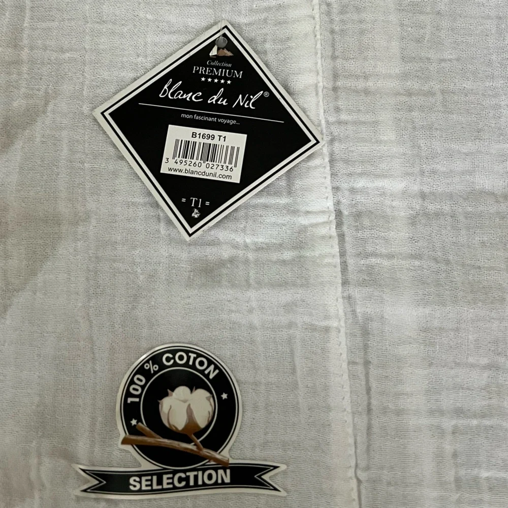 NWT Blanc du Nil Front Pocket Side Split Cotton Top - Picture 4 of 8
